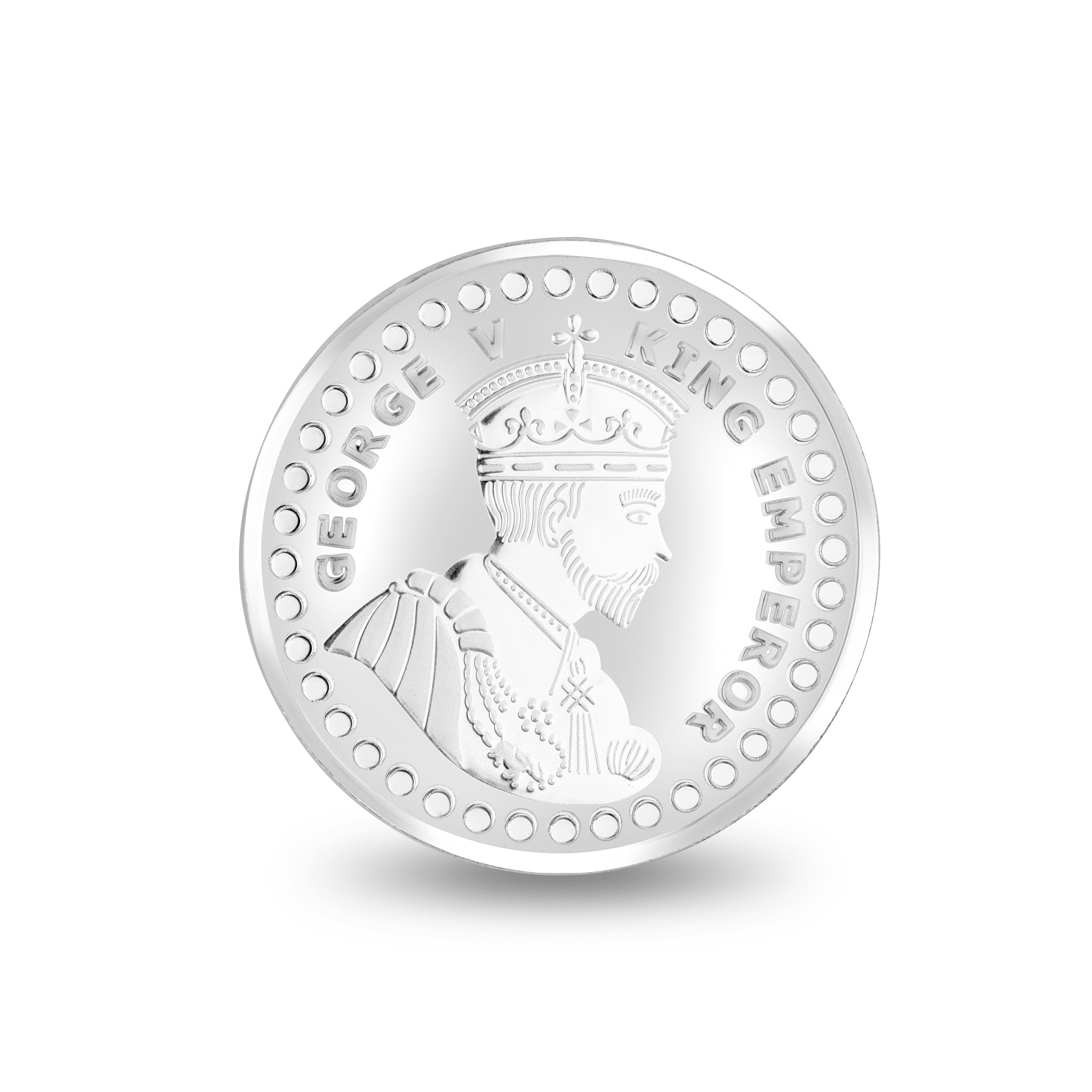 White And Yellow Silver Coin