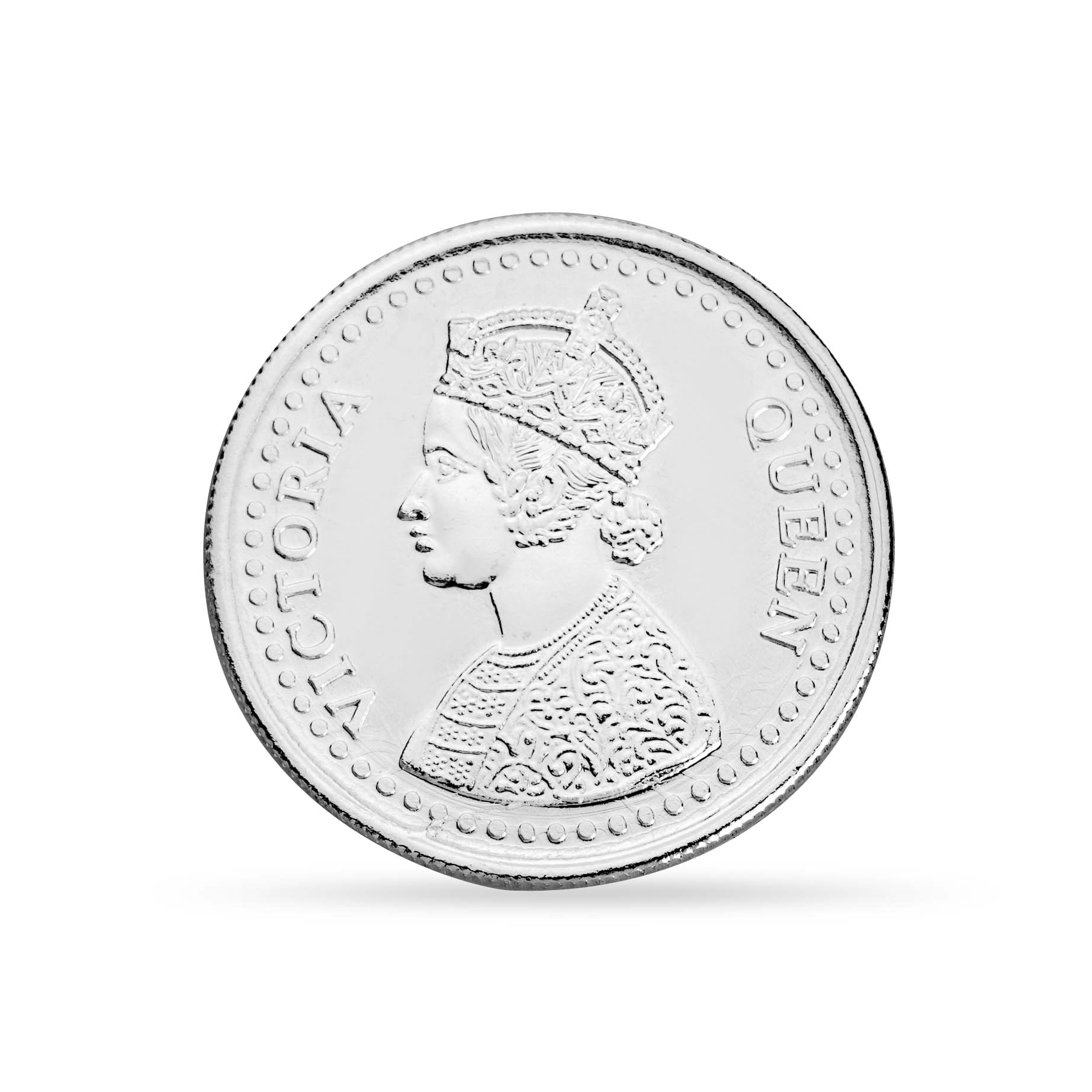 White And Yellow Silver Coin