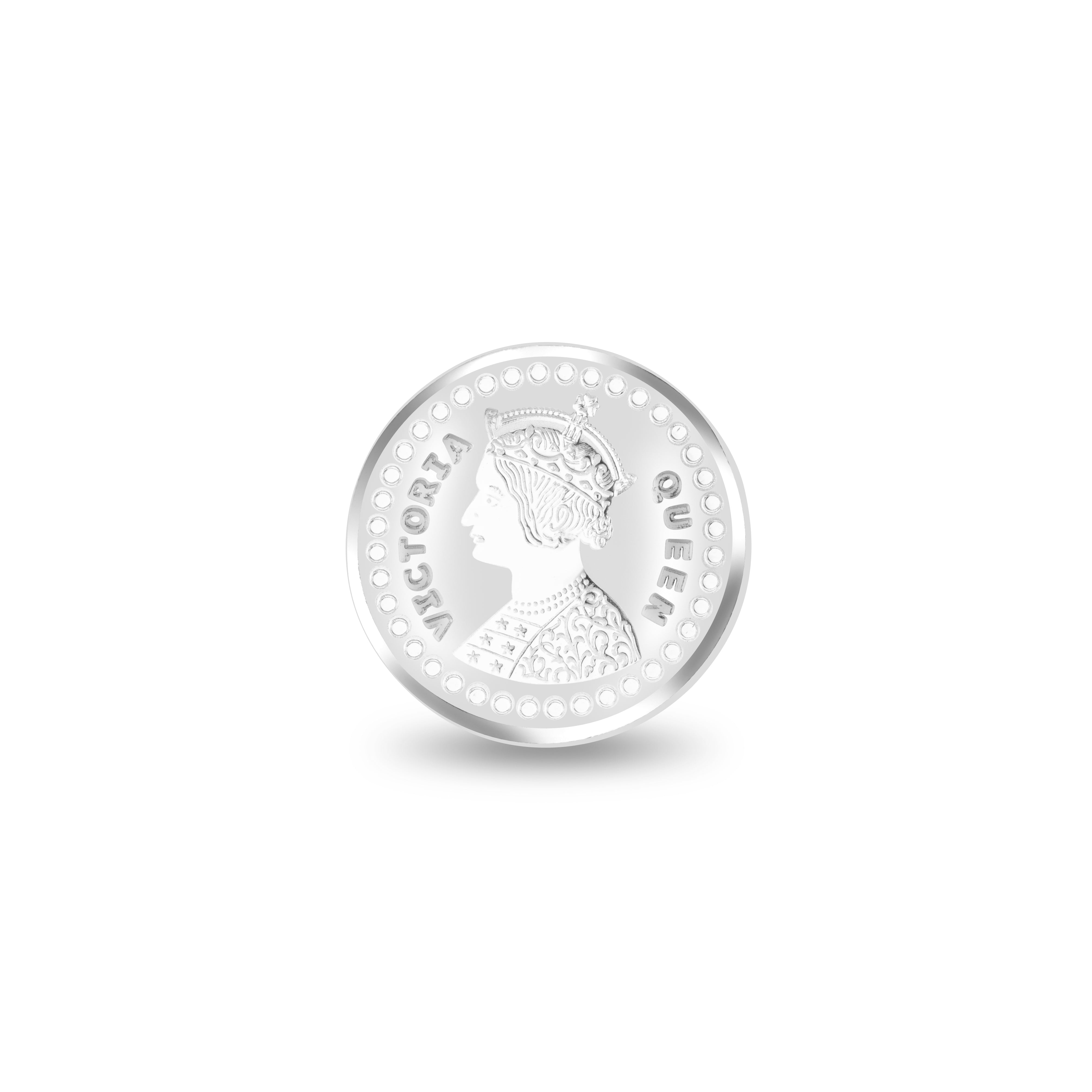 White And Yellow Silver Coin