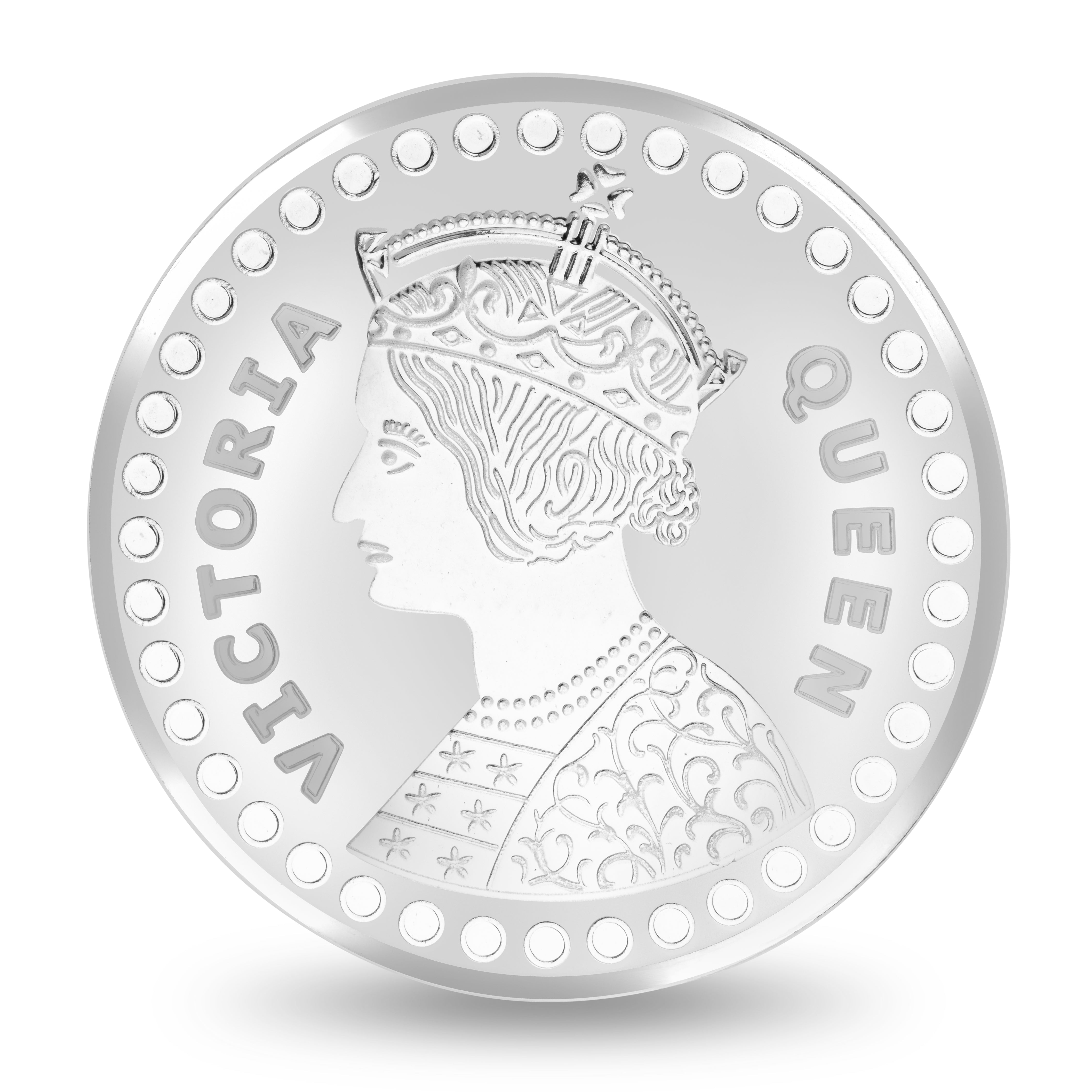 White And Yellow Silver Coin