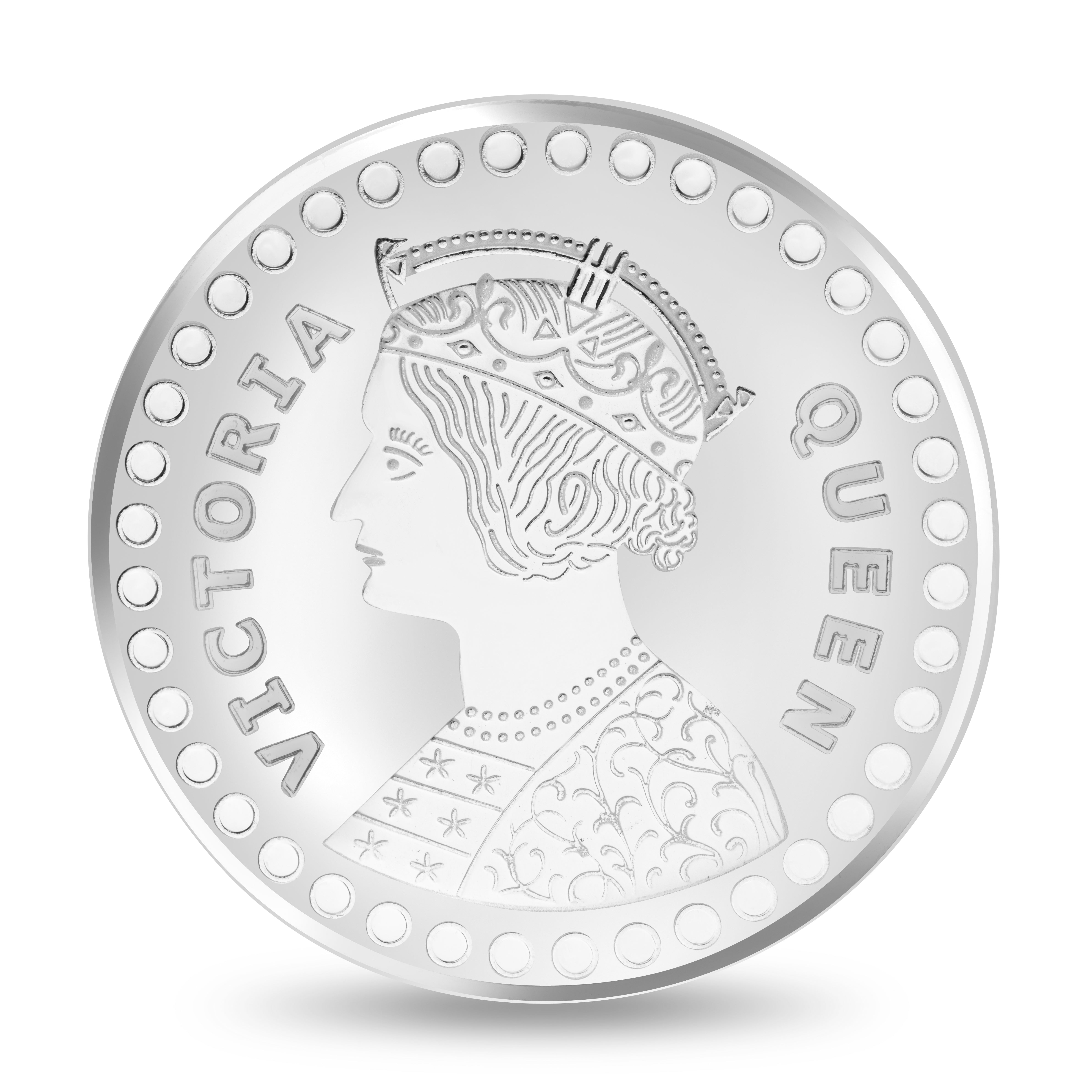 White And Yellow Silver Coin